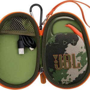 JBL Clip 5 Speaker Case Green Bag Protection-0