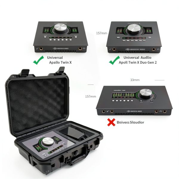 Universal Audio Apollo Twin Hard Case by MiKiJoy4U-3