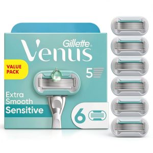 Venus Extra Smooth Sensitive Women's Razor Refills-0
