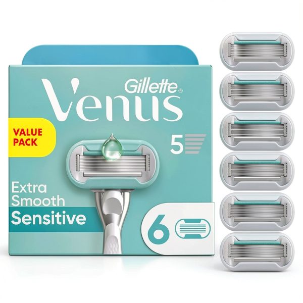 Venus Extra Smooth Sensitive Women's Razor Refills-0