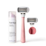 Flamingo Shave Kit Harrys Razor Set Rose Color-0