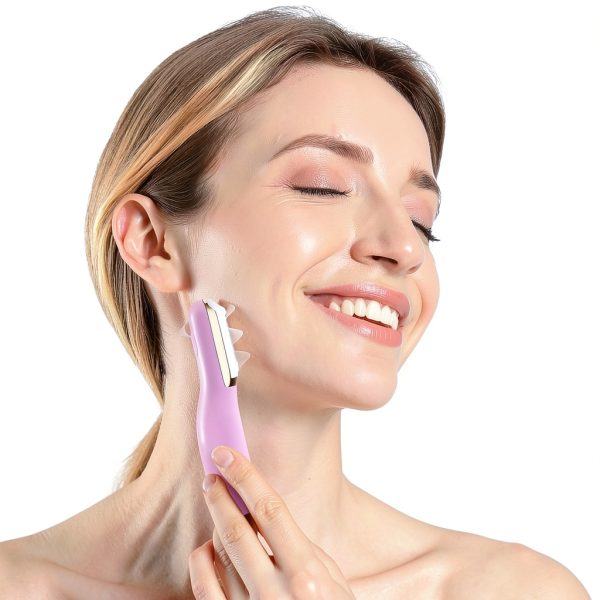 CEVEK Sonic Dermaplane Razor for Women Pink-1