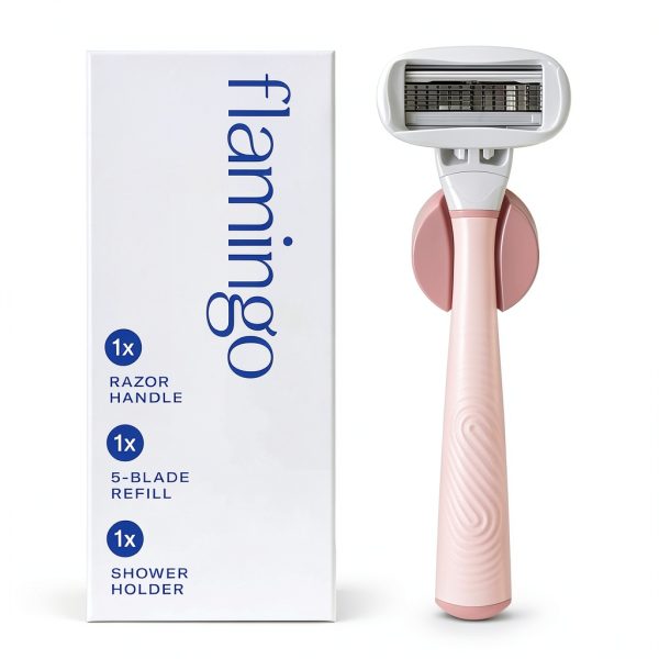 Flamingo Women's Razor 5 Blade Aloe Shea Comfort-0