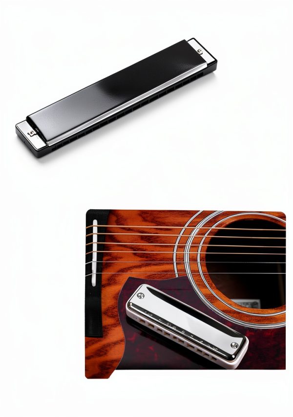 Harmonica Case SUPVOX Leather Travel Bag-1