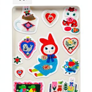 Tea Time Multi Sticker by サンビー Washable Sheet-0