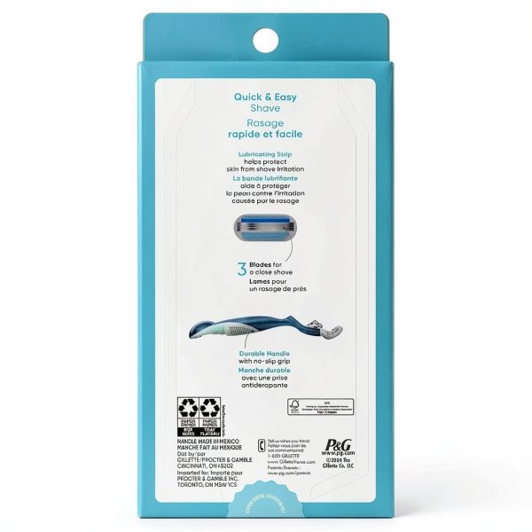 Venus Smooth Razor Procter Gamble 3 Blade Shaver-10