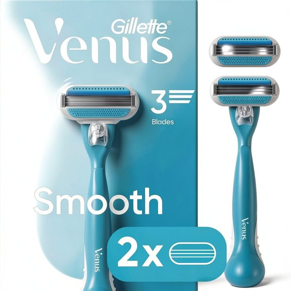 Venus Smooth Razor Procter Gamble 3 Blade Shaver-8