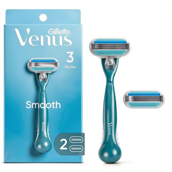 Venus Smooth Razor Procter Gamble 3 Blade Shaver-0