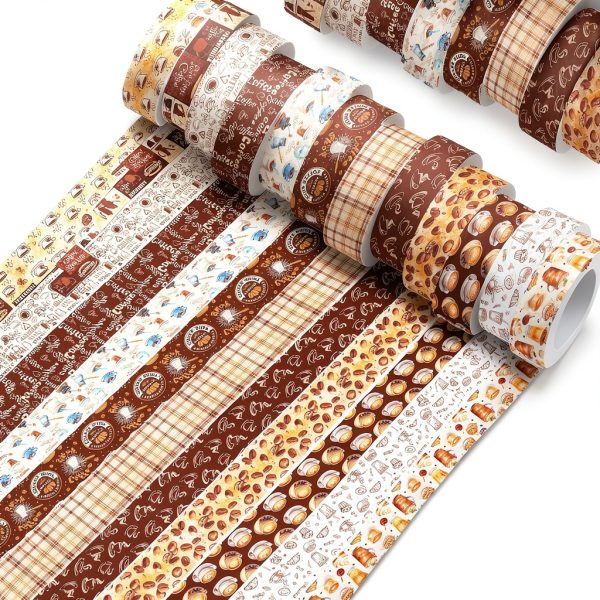 JOINFANXIN Coffee Themed Tape for Crafting-5
