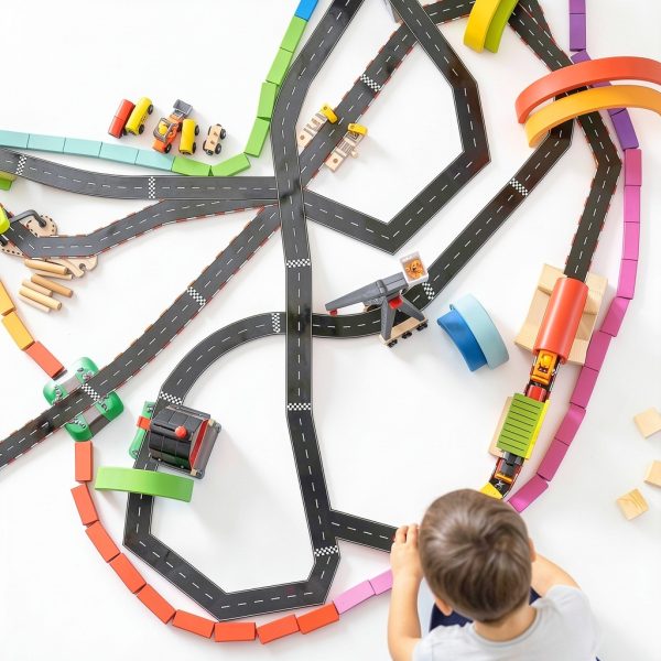 Racing Road Tape by JCTHKUKU for Kids Arts Crafts-5