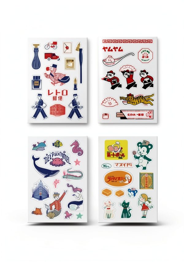 Tea Time Multi Sticker by サンビー Washable Sheet-6