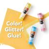 Elmers Glitter Glue Sticks 6 Colors plus Disappearing Purple 24 Count-1