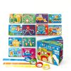 SpriteGru Reusable Tape Activity Book with 30 Scenes and 8.9x5.5in-0