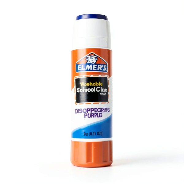 Elmers Glitter Glue Sticks 6 Colors plus Disappearing Purple 24 Count-4
