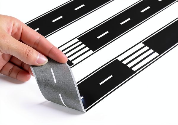 Piokio Road Tape 2 Roll Set Kids Washi Paper Easy Peel Repositionable-3
