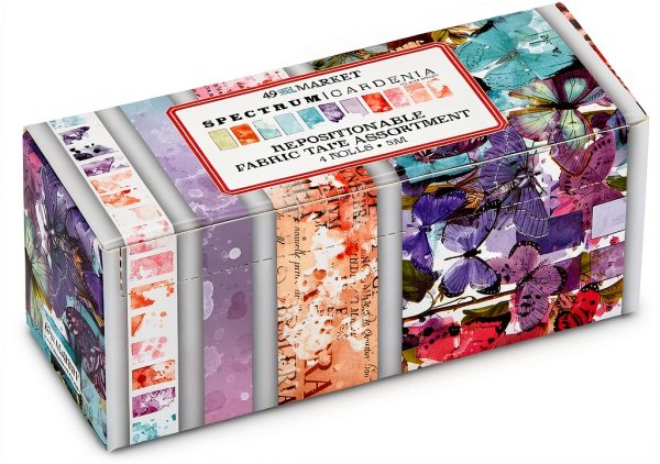 Repositionable Fabric Tape 4 Roll Set 49 and Market - Spectrum-0