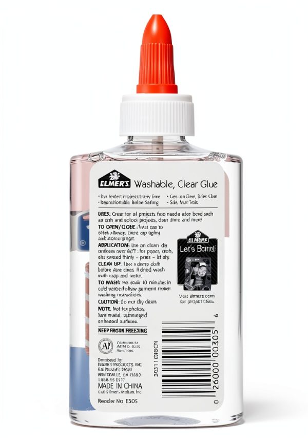 Elmer's Clear Craft Glue Gel 588ml Washable PVA Adhesive-1