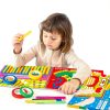 SpriteGru Reusable Tape Activity Book with 30 Scenes and 8.9x5.5in-6