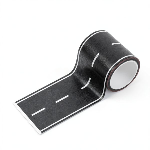 WJIAAA Black Roadway Track Tape - Easy Apply, Residue-Free, 12in Roll-6