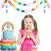 Paper Chains 800 pcs 10 Color Decorative Tape Set by FYSUIMU-3