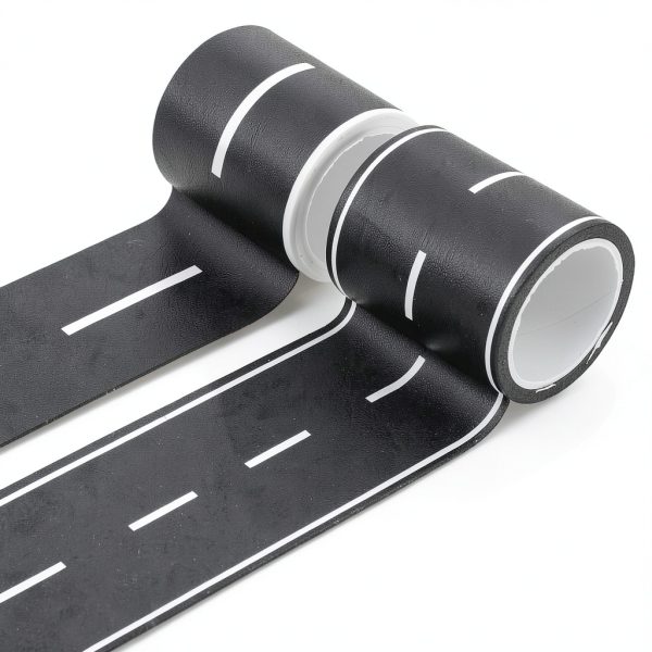 Ouligay Kids Road Tape for Toy Cars Durable Paper Resin Race Track-0