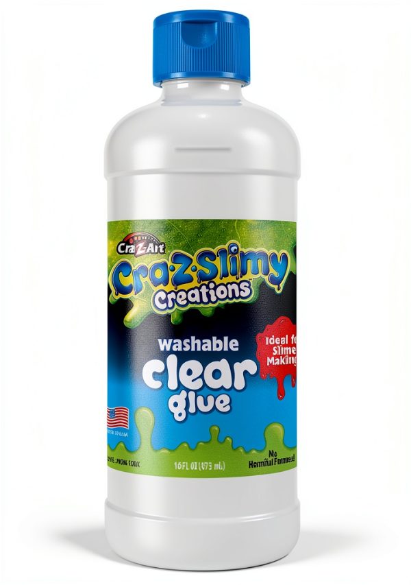 Cra-Z-Art Washable Slime Liquid 16oz High Viscosity Glue for Kids-0