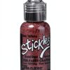 Ranger Glitter Glue Pink Liquid Adhesive 14ml Needle Tip Applicator-0