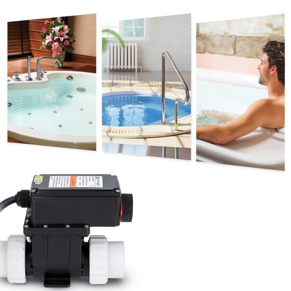 2KW Hot Tub Thermostat by Mxmoonant H20 Adjustable Temp Control Black-5