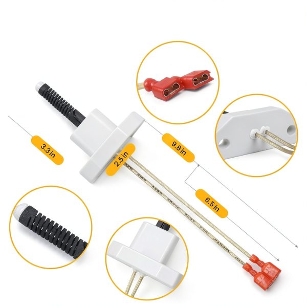 R0457502 Surface Ignitor for JXi Pool & Spa Heaters 17in Lead MGT Wire-3