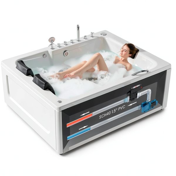 2KW Hot Tub Thermostat by Mxmoonant H20 Adjustable Temp Control Black-3