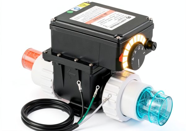 2KW Hot Tub Thermostat by Mxmoonant H20 Adjustable Temp Control Black-0