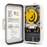 24 Hour Timer Switch Dewenwils DPST 5HP 40A Metal Enclosure-0
